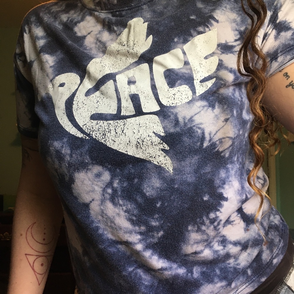 Tie dye Peace T Shirt